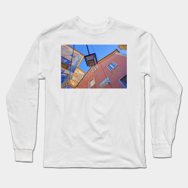 Sintra. villa sky Long Sleeve T-Shirt by terezadelpilar